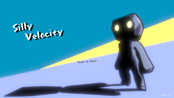 Title screen of SillyVelocity