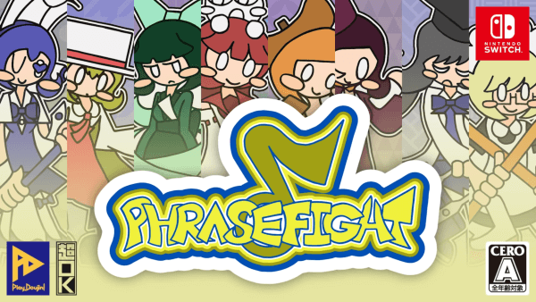 Title screen of PHRASEFIGHT