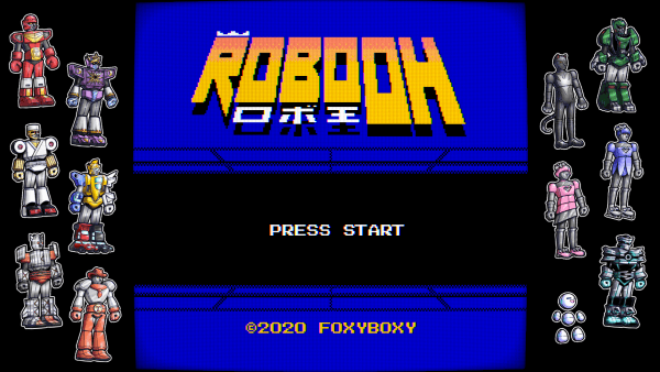 Title screen of ROBO OH