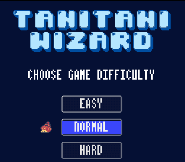 TANITANI WIZARD title screen